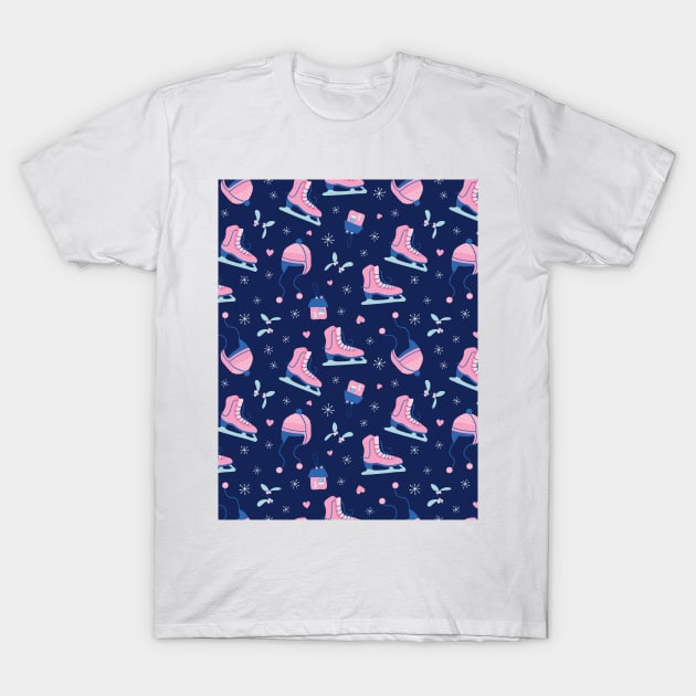 Cute New year and Christmas pattern T-Shirt by DanielK